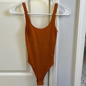 Burt orange bodysuit size US 2 top shop